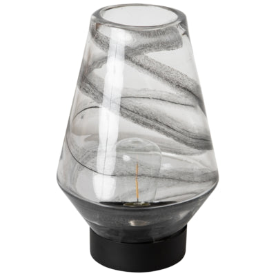 Lampada da tavolo Ptmd celester led a batteria nero 23,5 | 2 pezzi