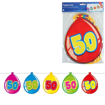Linea bandiera Folat 50 anni 10 metri | 24 pezzi
