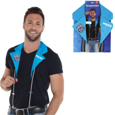 Bretelle Folat Police blu taglia unica | 48 pezzi