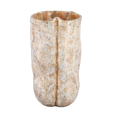 Ptmd vaso da fiori Roddie alto s crema 40 cm | 2 pezzi