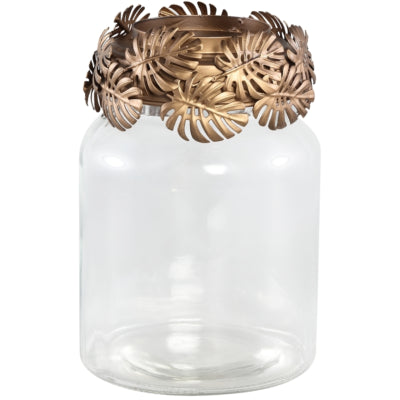 Lanterna Ptmd Eddy Glass 22 cm | 8 pezzi