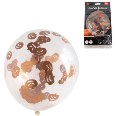 Palloncini coriandoli Folat Halloween 30 cm set da 4 | 48 pezzi