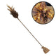 Countryfield ramo artificiale astilbe led a batteria marrone 90 cm | 12 pezzi