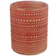 Portacandele Countryfield Hailey L Rosso 12,5 cm | 12 pezzi