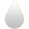 Specchio da parete Len-fra riverside ii color oro 60 x 90 cm | 2 pezzi