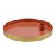 Candeliere Daan in legno curvato rotondo arancione Marrakech 22 cm | 6 pezzi