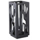 Ptmd farol dewey negro 42 cm | 2 piezas