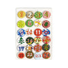 Calendario dell'avvento Deco Heitmann con bottoni 4 cm, set da 24 | 24 pezzi