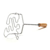 Schiacciatore olandese in metallo con manico in legno 37 cm | 40 pezzi