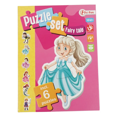 Set di puzzle Set Fairy Tales con 6 puzzle