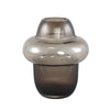 Ptmd vaas marlene rookglas bruin 19,5 cm | 6 stuks