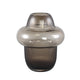Ptmd vaas marlene rookglas bruin 19,5 cm | 6 stuks