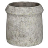 Ptmd vaso da fiori nimma xl grigio cemento 40 cm | 2 pezzi