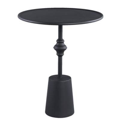 Tavolino Ptmd dinja metallo nero 60 cm | 2 pezzi
