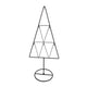 Albero di Natale con ganci in metallo nero 61 cm | 16 pezzi