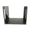 Wandrek metaal zwart 52 cm set van 3 | 2 stuks