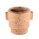 Ptmd bloempot katelynn keramiek s oranje 13 cm | 18 stuks