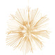 Hanger snowflake riet naturel 23 cm | 12 stuks