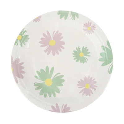 Piatti usa e getta primavera carta 20 cm 8 pezzi | 48 pezzi