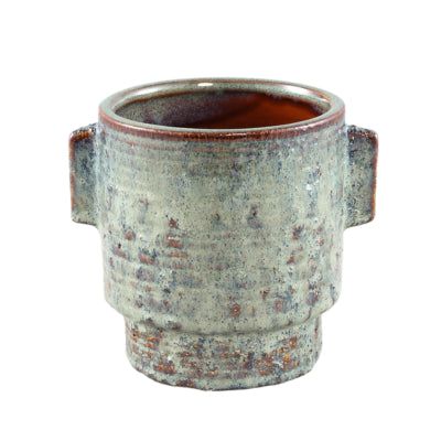 Vaso da fiori Ptmd Katelynn ceramica s verde 13 cm | 18 pezzi