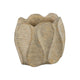 Ptmd bloempot waxy ovaal bruin 20 cm | 8 stuks