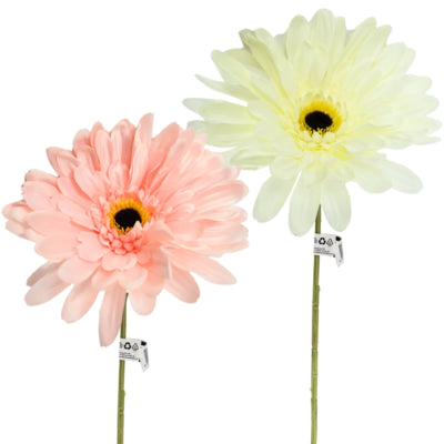 Gerbera fiore artificiale 76 cm 4 assortiti | 48 pezzi