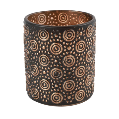 Portacandele Countryfield Hailey M Nero 10 cm | 24 pezzi