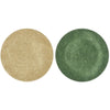 Plato decorativo melamina brillo verde dorado 33 cm 2 surtidos | 12 piezas