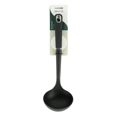 Cuchara sopera Sola negra 33 cm | 48 piezas