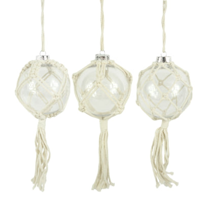 Ciondolo macramè Accenti per la casa 10 cm 3 assortiti | 48 pezzi