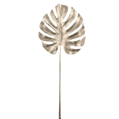 Hbx rama artificial monstera color champán 72 cm | 20 piezas