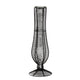Vaso luminoso living tupuri nero 50 cm | 4 pezzi