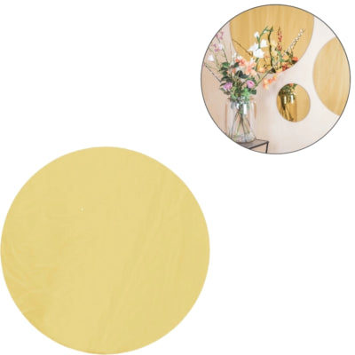 Specchio da parete Housevitamin rotondo color oro 60 cm | 3 pezzi