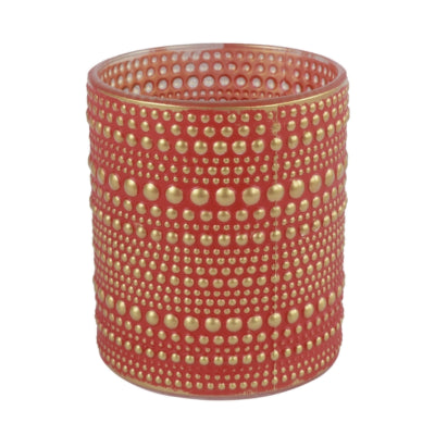 Portacandela Countryfield Hailey M Rosso 10 cm | 24 pezzi