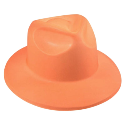 Cappello al capone stetson fedora arancione 30 cm | 24 pezzi