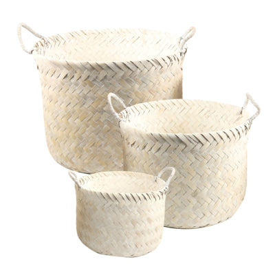Cesta Countryfield rosita crema 41,5 cm juego de 3 | 2 piezas