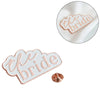 Ginger ray pin the bride rosé goudkleurig 5 cm | 20 stuks