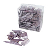 Astillas de madera decorativas 30-50 mm violeta 165 gr | 12 piezas