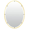 Len-fra wandspiegel salem goudkleurig 80 cm | 2 stuks