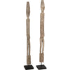 J-line figuur op voet kali albasia 120 cm 2 assorti | 2 stuks