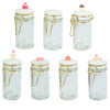 Barattolo portaoggetti con coperchio 50 ml 7 assortiti b-choice | 36 pezzi