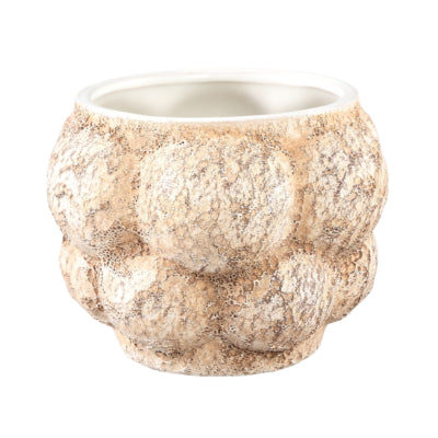 Ptmd vaso da fiori fareeda s crema 14 cm | 12 pezzi