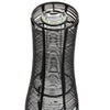 Jarrón luminoso tupuri negro 50 cm | 4 piezas