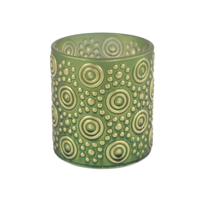 Countryfield theelichthouder hailey s groen 8 cm | 24 stuks