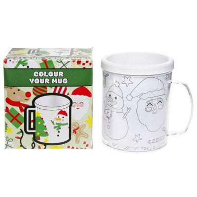 Colorea tu propia taza Navidad