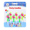 Velas Ty cake par flamingo 7,5 cm 6 piezas | 36 piezas
