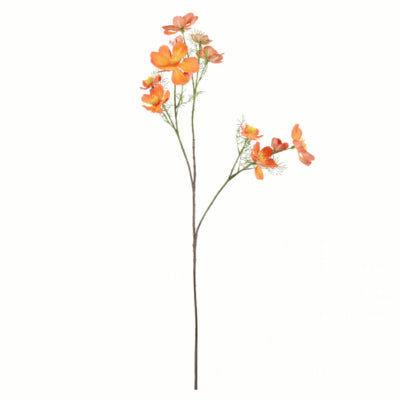 Countryfield fiore artificiale cosmo arancione 105 cm | 12 pezzi
