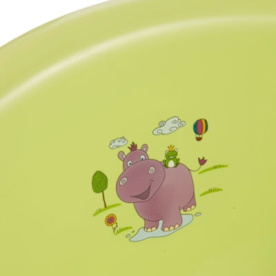 Portiere piscina per bambini ippopotamo verde 84 cm | 10 pezzi