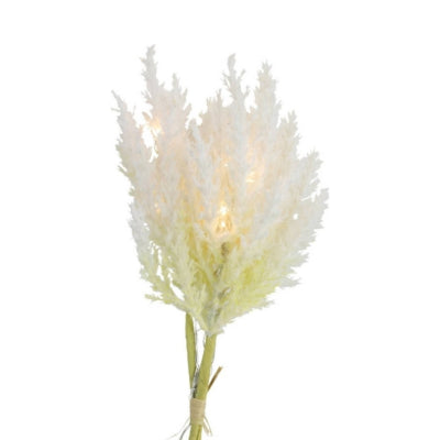 Countryfield ramo artificiale astilbe bouquet LED a batteria crema 37 cm | 12 pezzi
