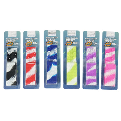 Fidget giocattolo pop-it 25 cm 6 assortiti | 48 pezzi